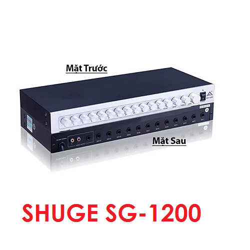 Bộ chia tín hiệu micro hội nghị SHUGE SG-1200 cho 12 kênh đầu vào hỗn hợp